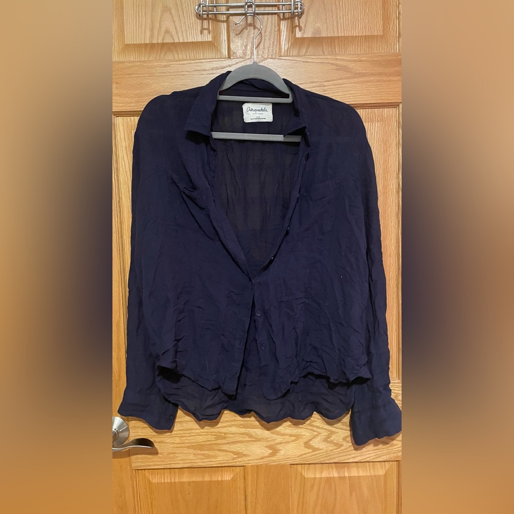 Aeropostale button up long sleeve